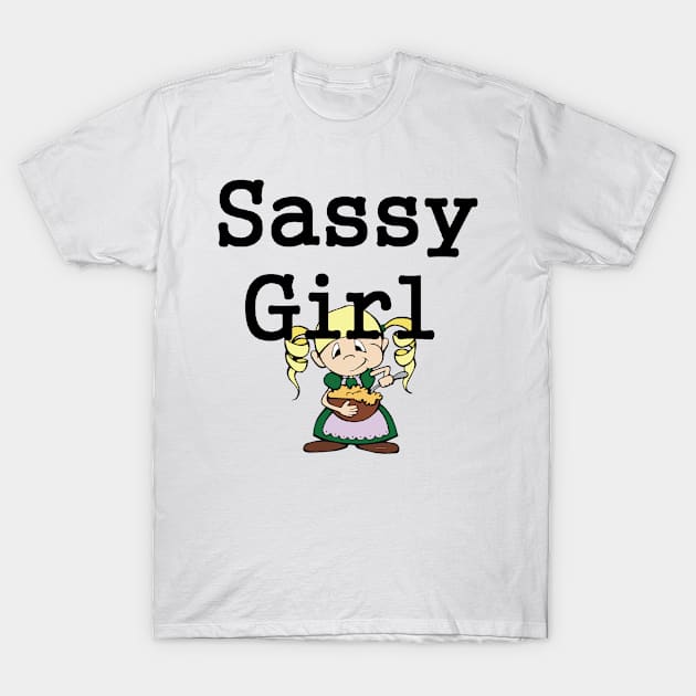 Sassy Girl T-Shirt by teepossible